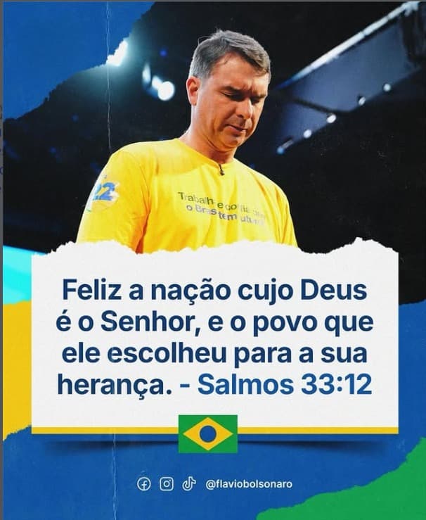 Flávio Bolsonaro — Fé