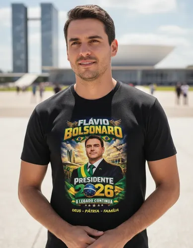 Camiseta preta oficial 2026